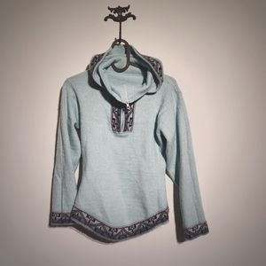 Alpaca wool sweater, handmade xs